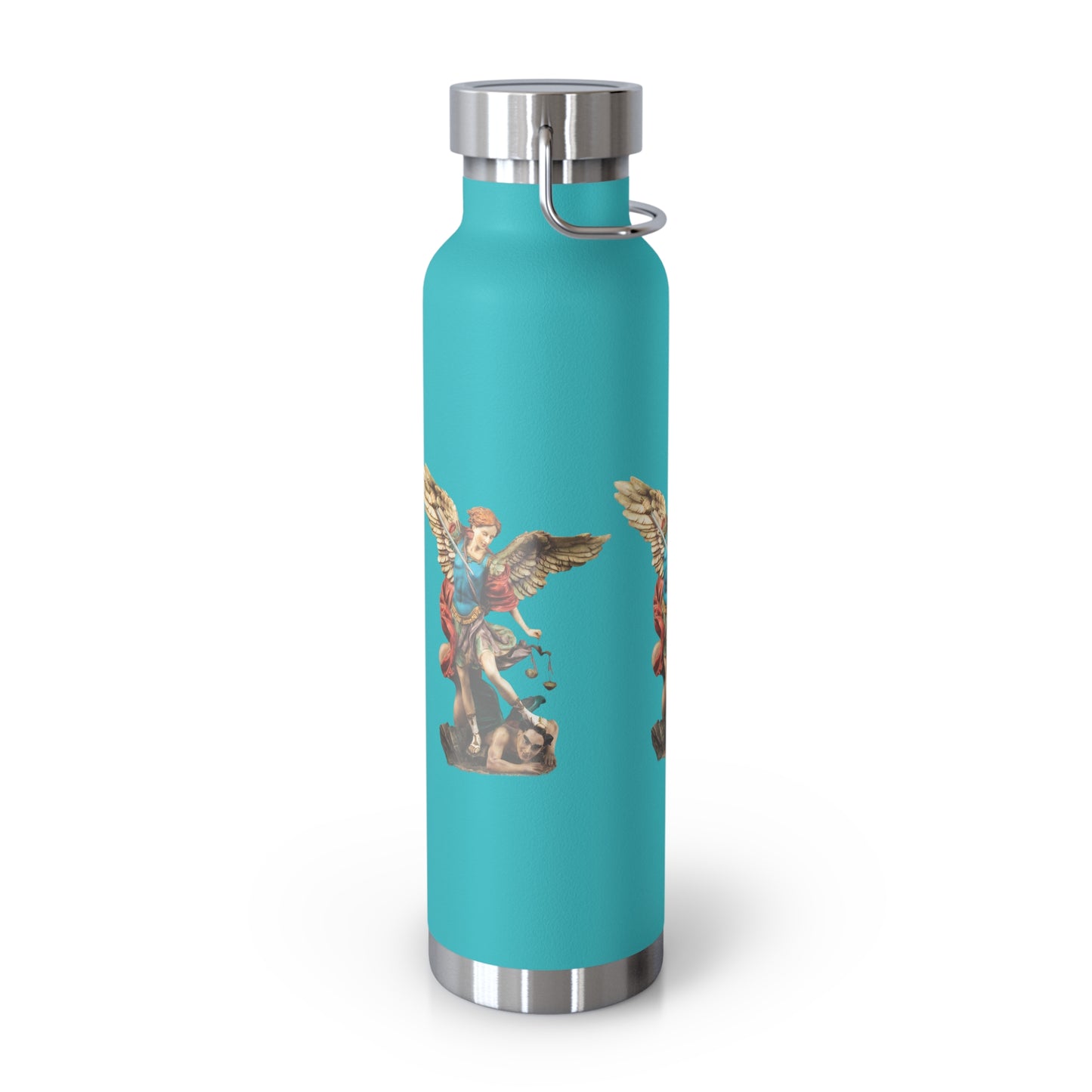 St Michael Archangel (Colour) Copper Vacuum Insulated Bottle, 22oz