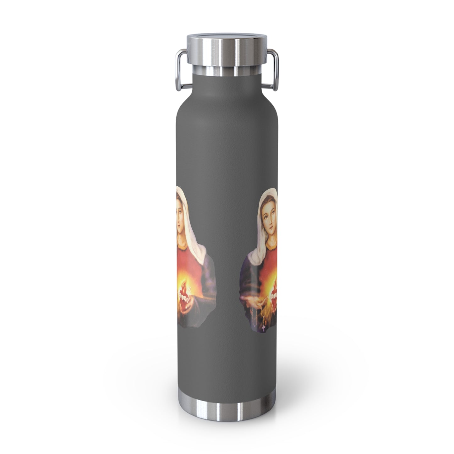 Immaculate Heart of Mary Copper Vacuum Insulated Bottle, 22oz