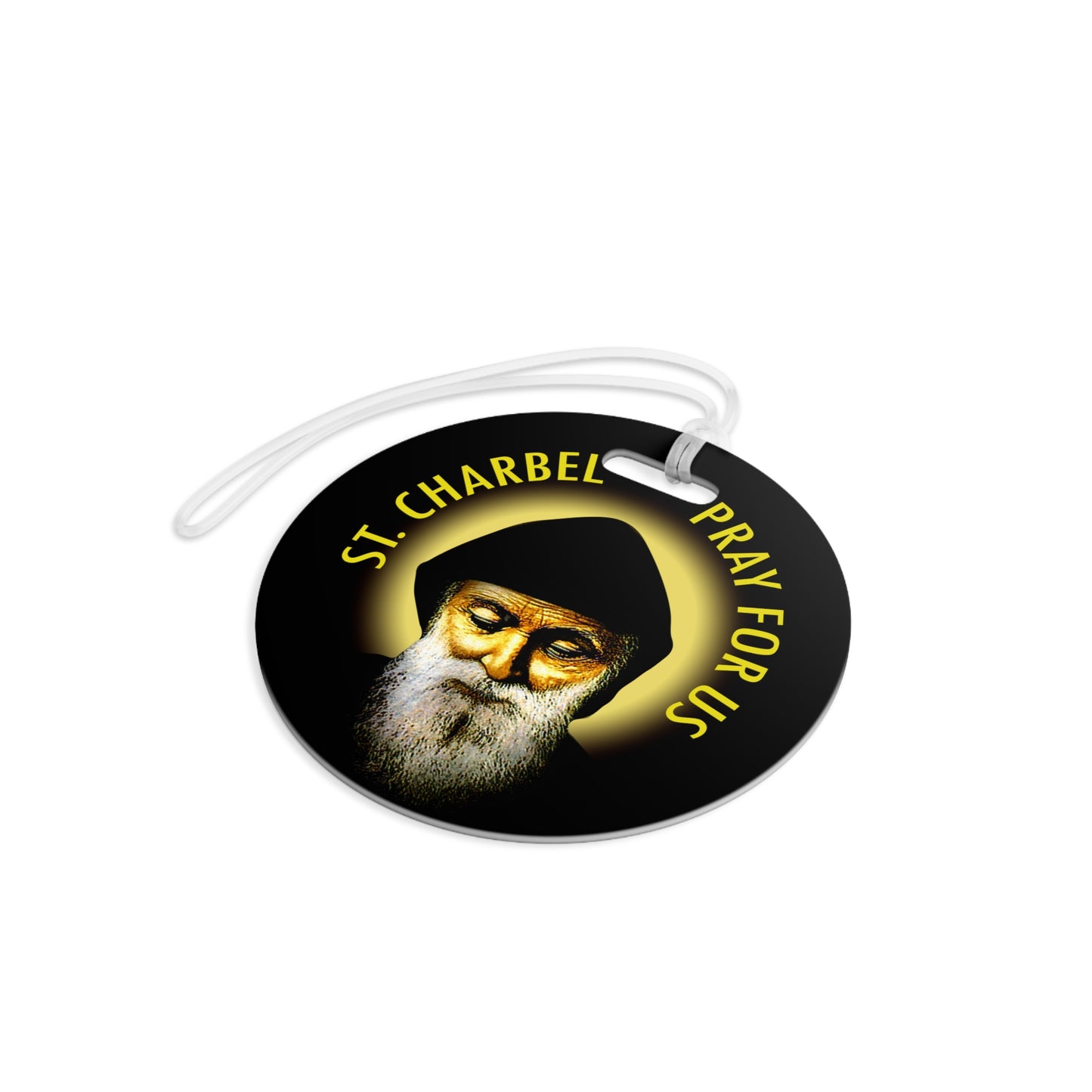 St Charbel Luggage Tags