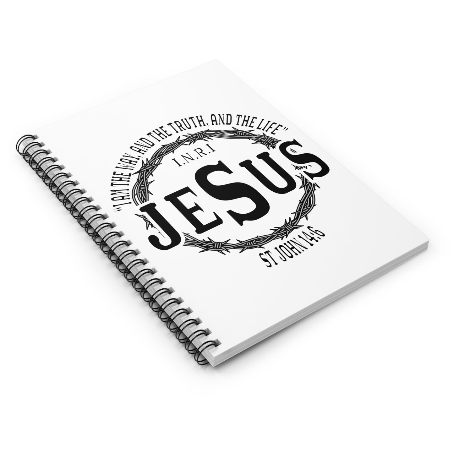 Jesus The Way John 14:6 Spiral Notebook - Ruled Line