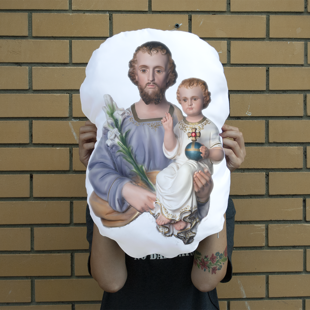 St Joseph Giant Face Cushion
