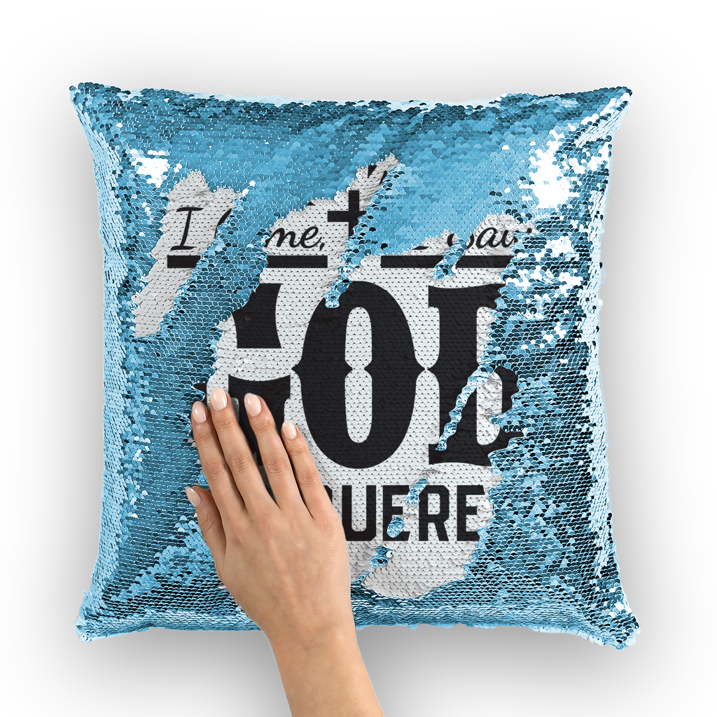 I came, I saw, God Conquered Sequin Cushion Cover