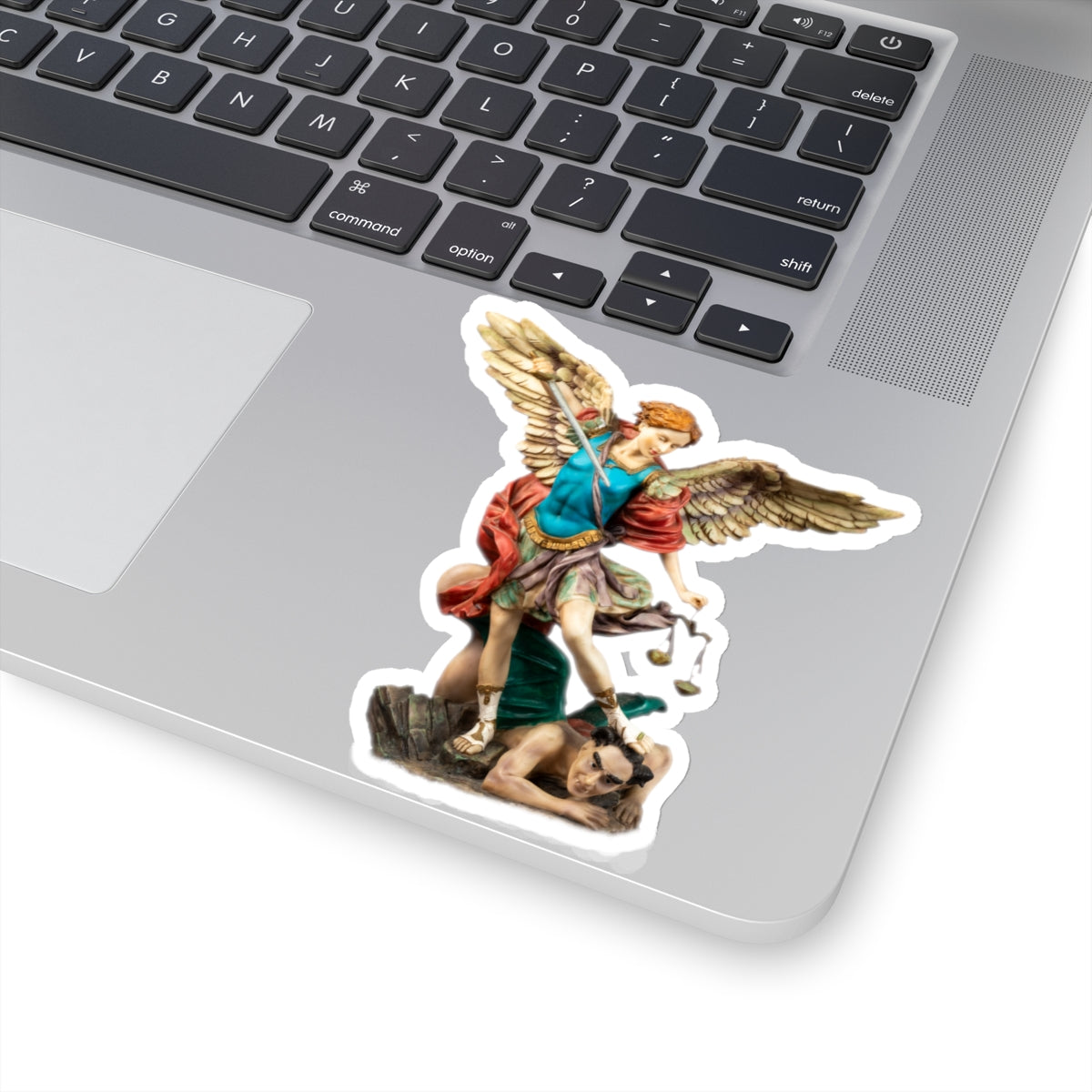 St Michael Archangel (colour) Kiss-Cut Stickers