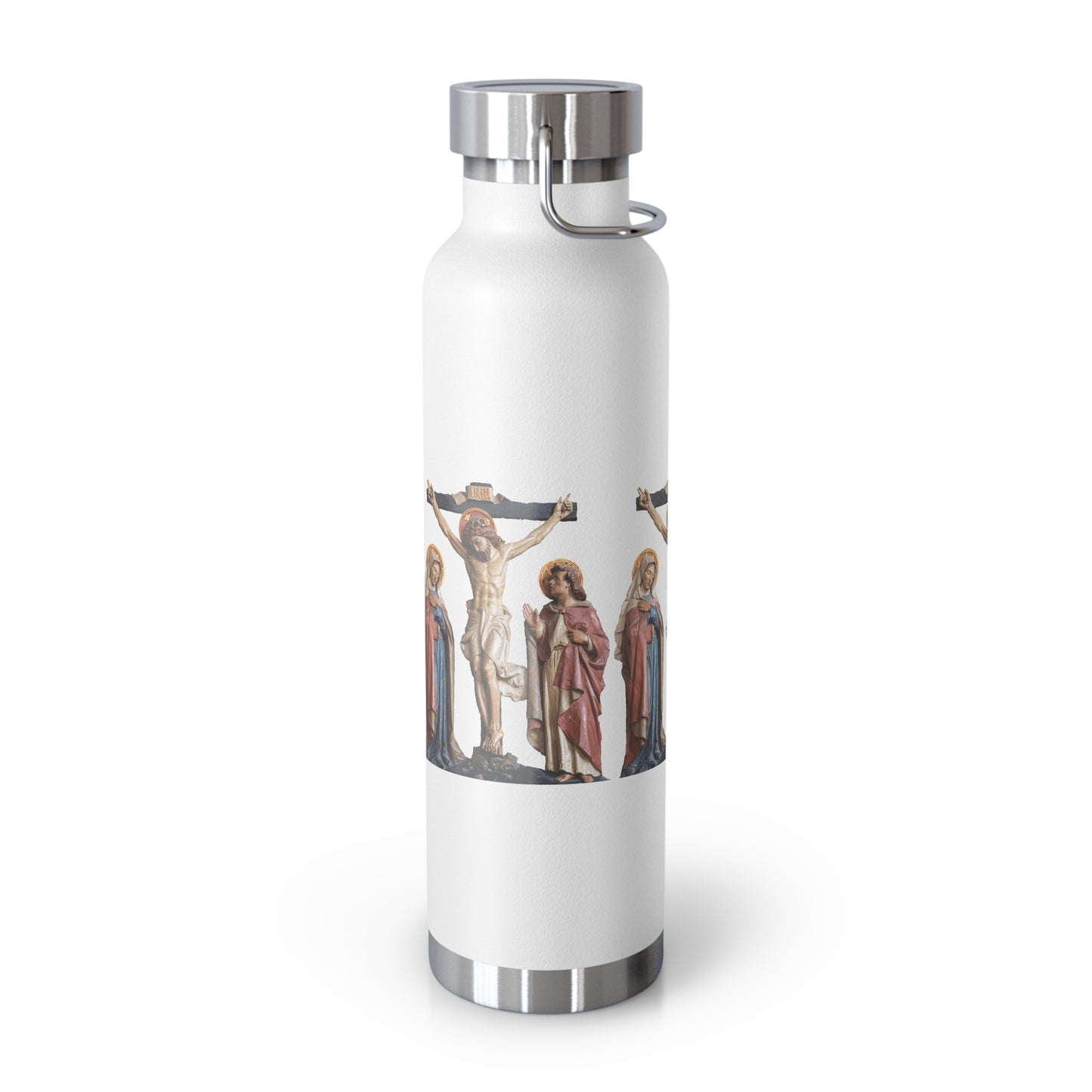Crucifixion Scene Copper Vacuum Insulated Bottle, 22oz