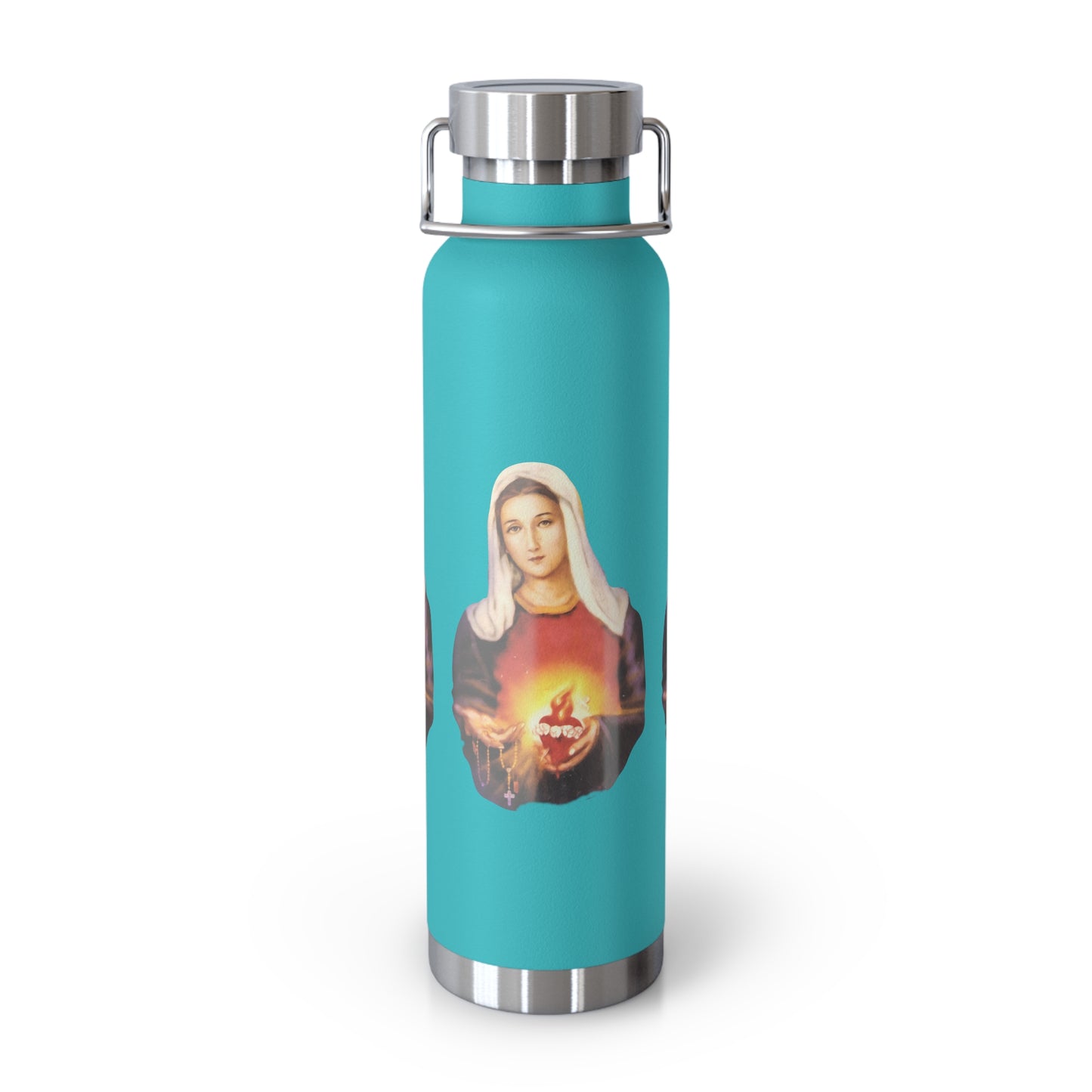 Immaculate Heart of Mary Copper Vacuum Insulated Bottle, 22oz