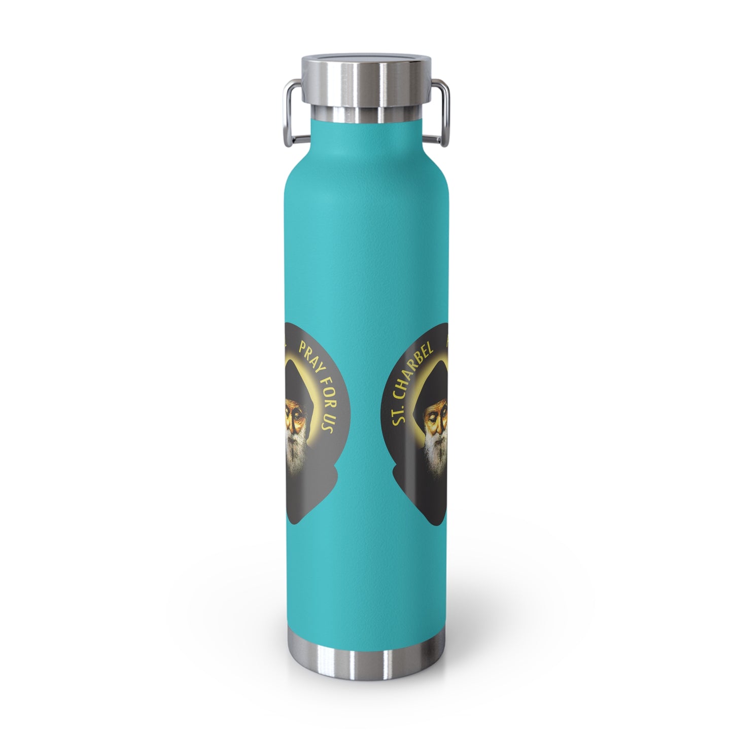 St Charbel Copper Vacuum Insulated Bottle, 22oz