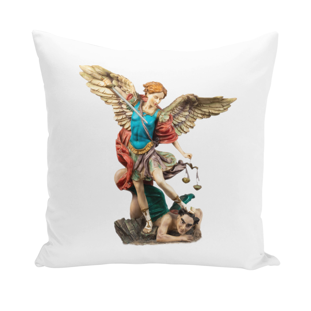 St Michael Archangel Throw Pillows