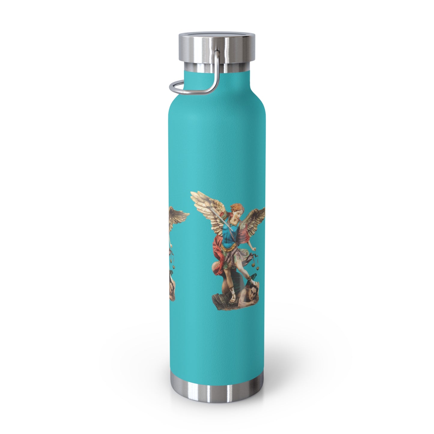 St Michael Archangel (Colour) Copper Vacuum Insulated Bottle, 22oz