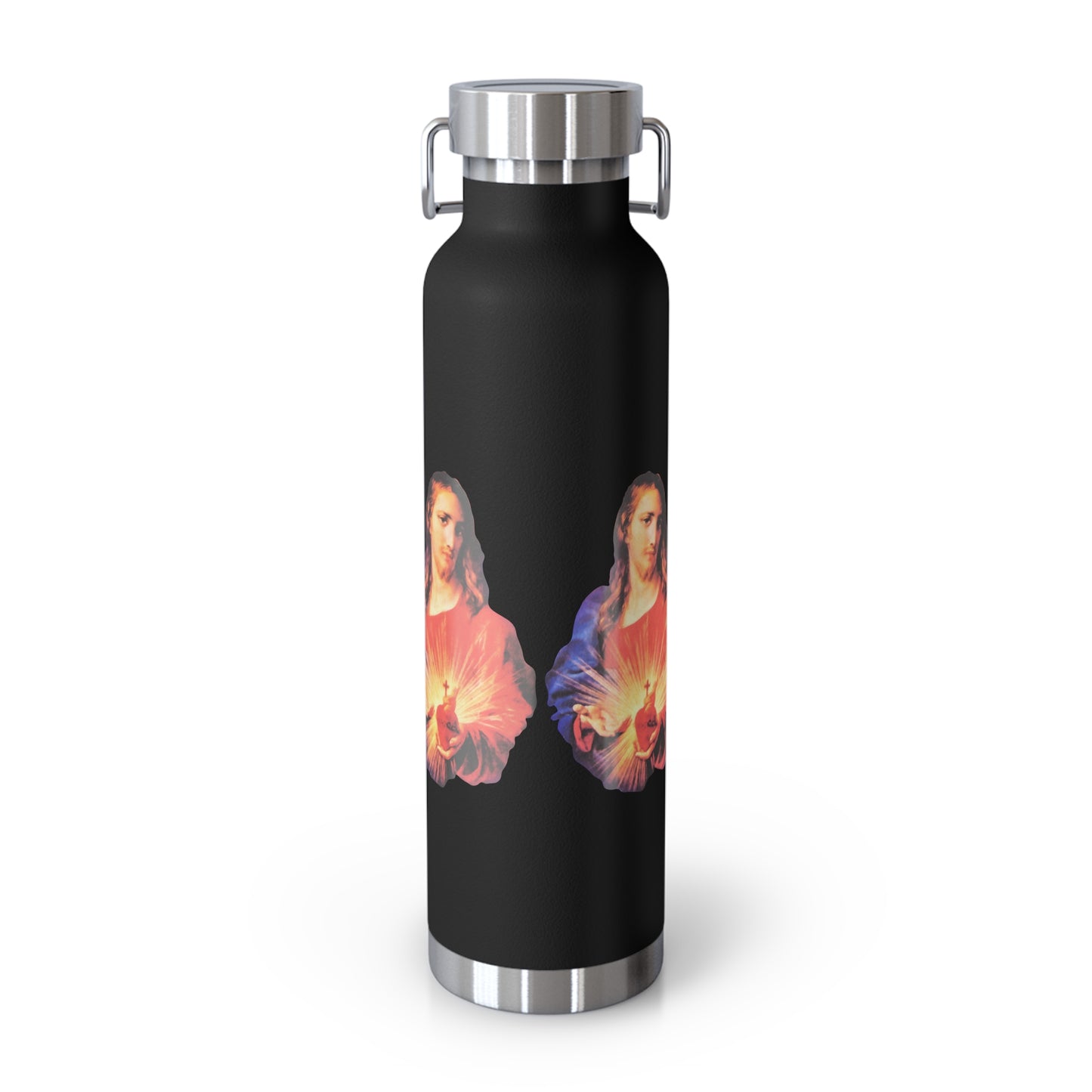 Sacred Heart of Jesus Copper Vacuum Insulated Bottle, 22oz