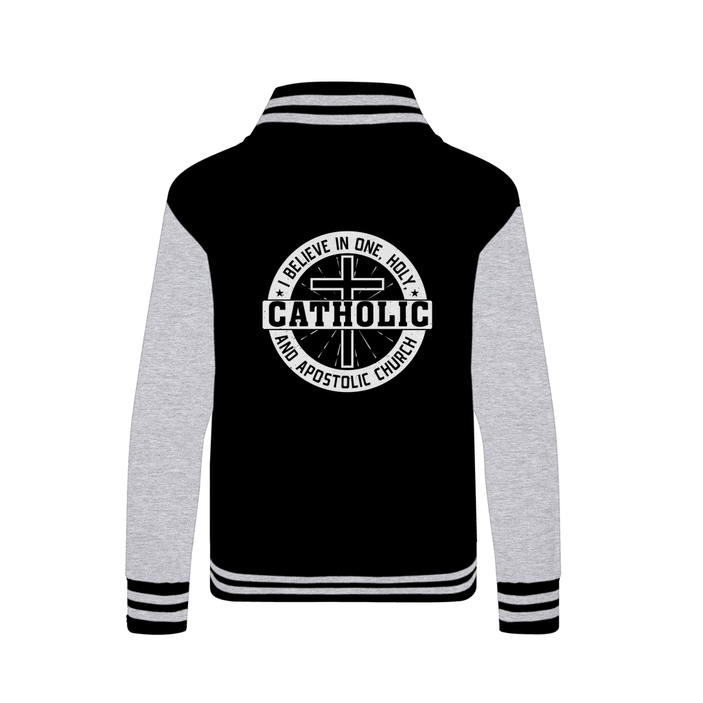 I Believe in One, Holy, Catholic and Apostolic Church Varsity Jacket