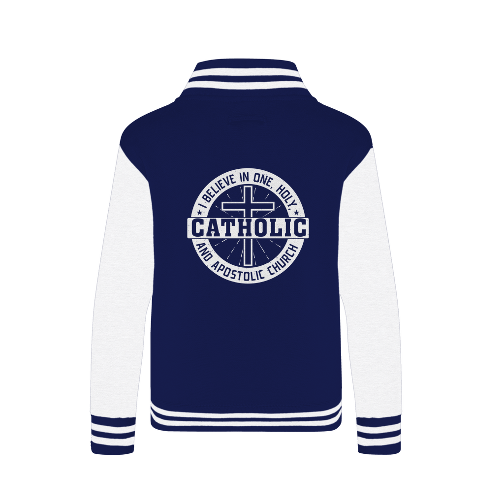 I Believe in One, Holy, Catholic and Apostolic Church Varsity Jacket
