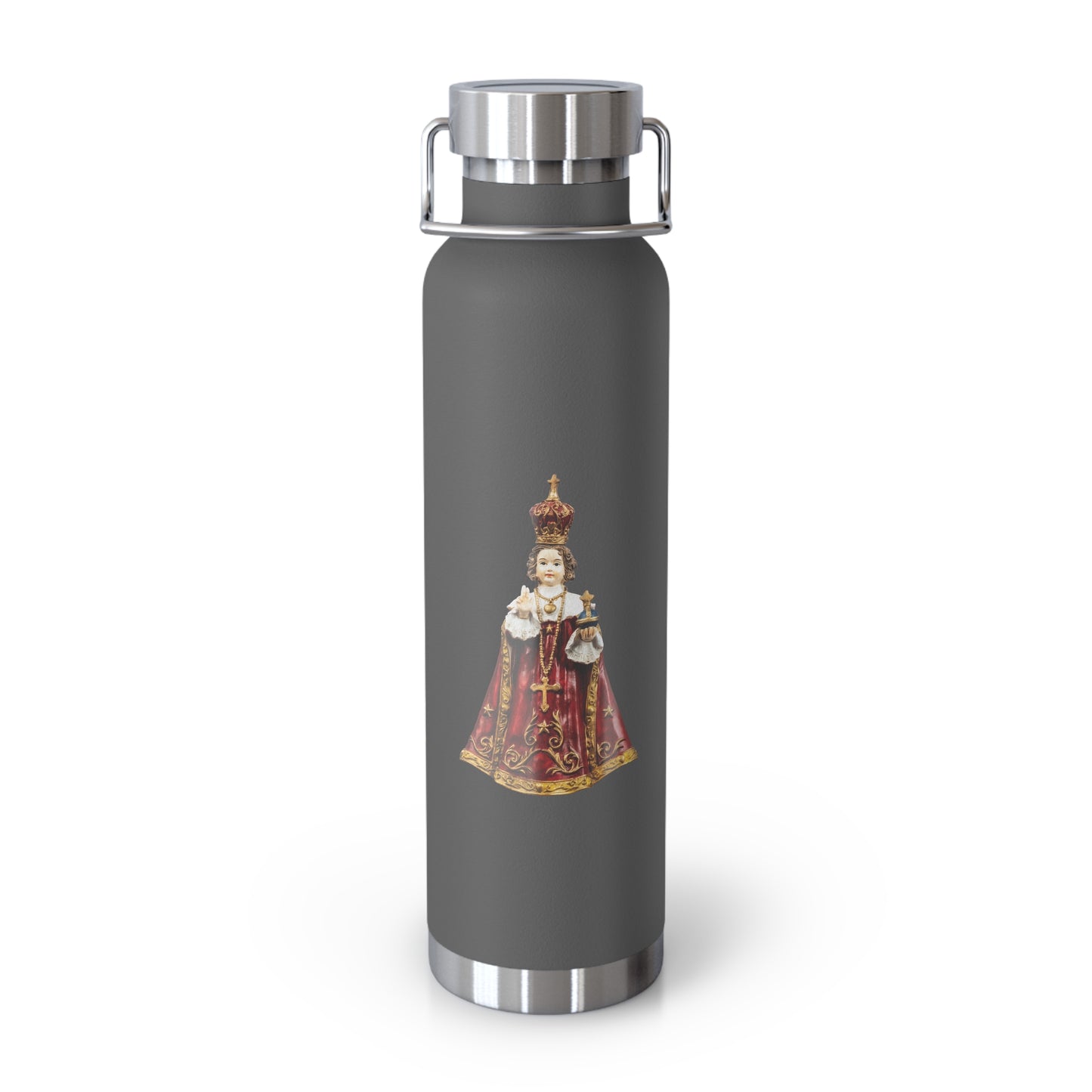 Infant of Prague Copper Vacuum Insulated Bottle, 22oz