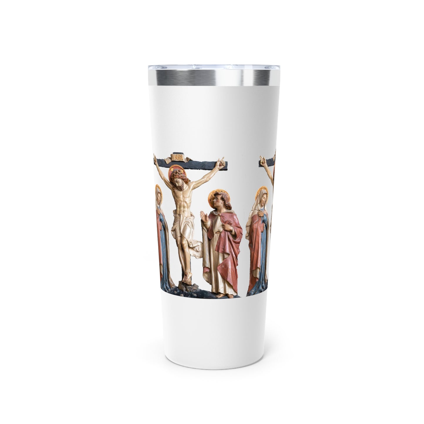 Crucifixion Scene Copper Vacuum Insulated Tumbler, 22oz