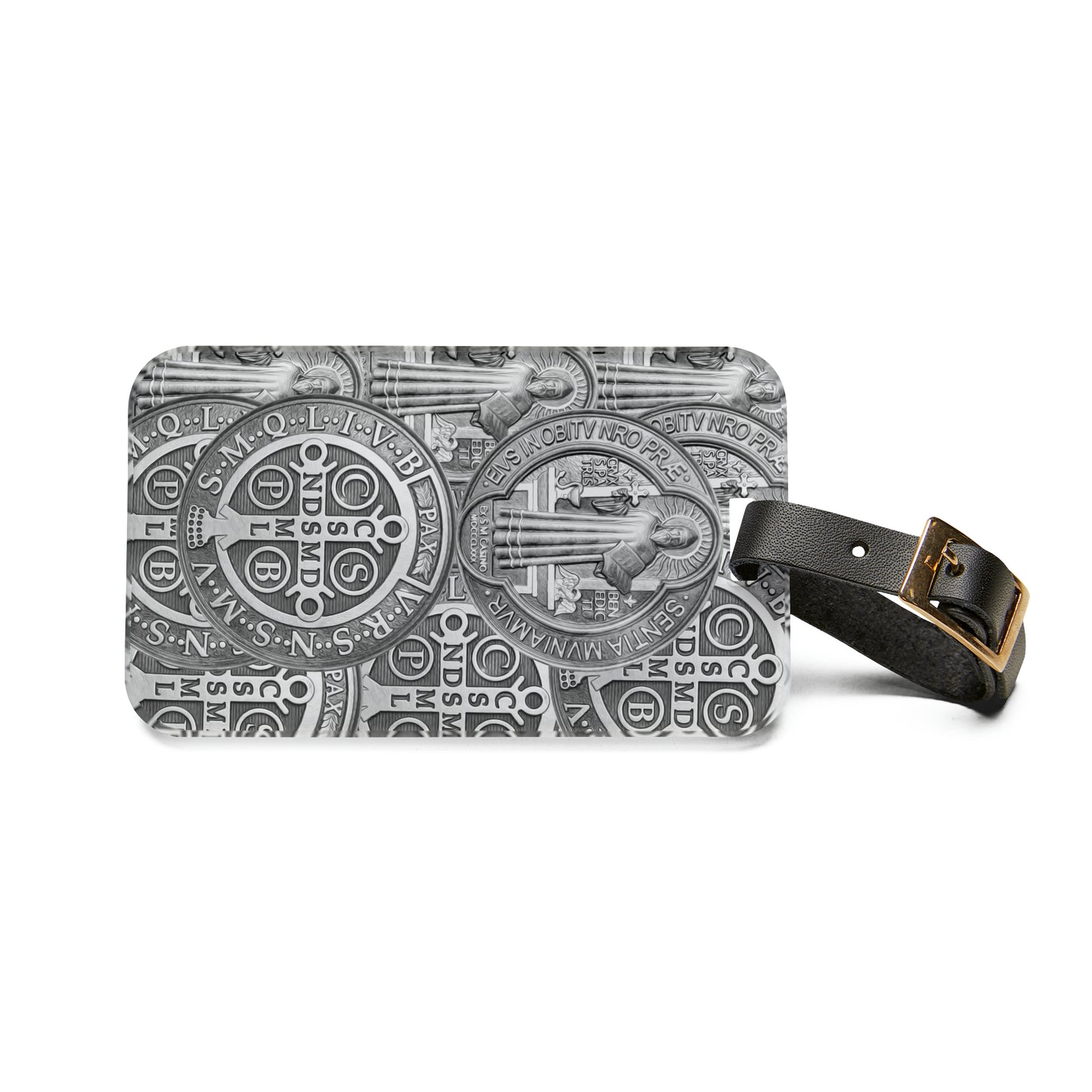 St Benedict Medal Luggage Tag