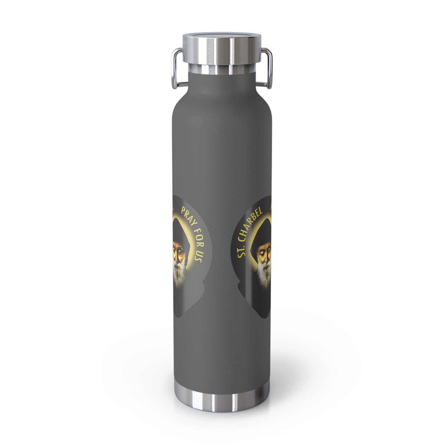 St Charbel Copper Vacuum Insulated Bottle, 22oz