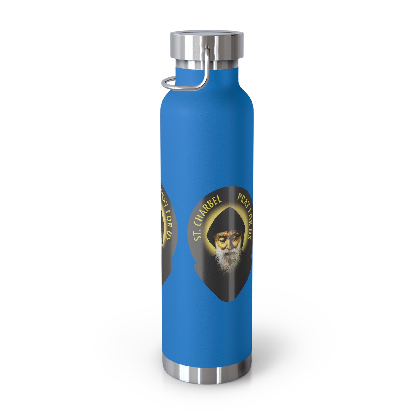 St Charbel Copper Vacuum Insulated Bottle, 22oz