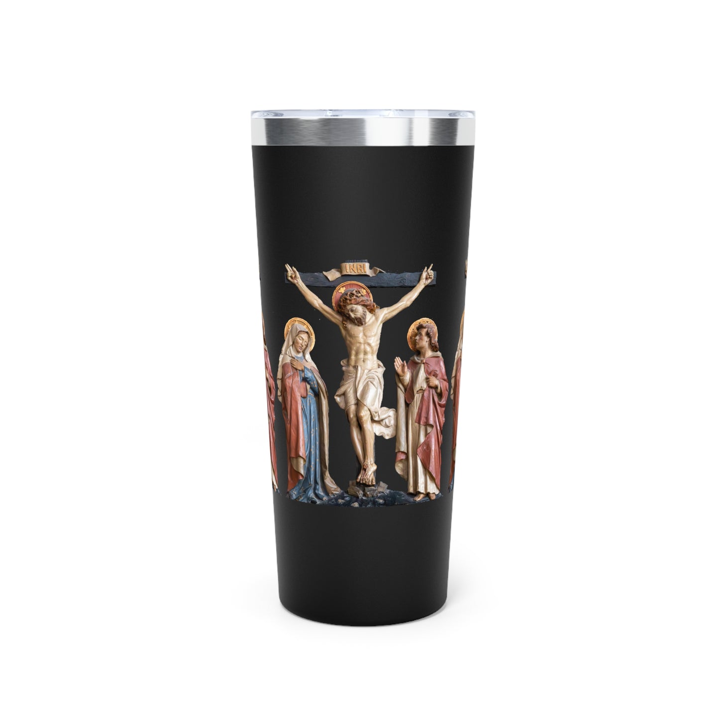 Crucifixion Scene Copper Vacuum Insulated Tumbler, 22oz