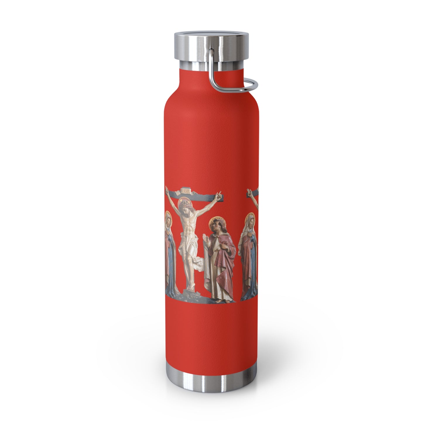 Crucifixion Scene Copper Vacuum Insulated Bottle, 22oz