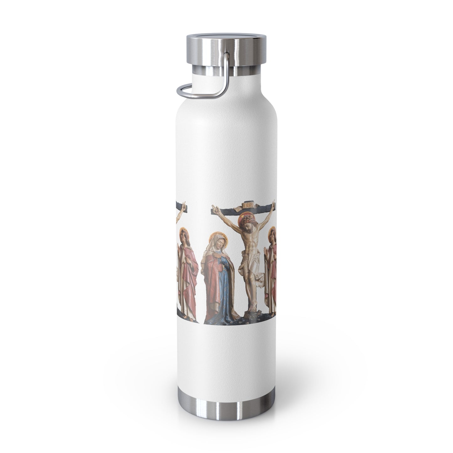 Crucifixion Scene Copper Vacuum Insulated Bottle, 22oz