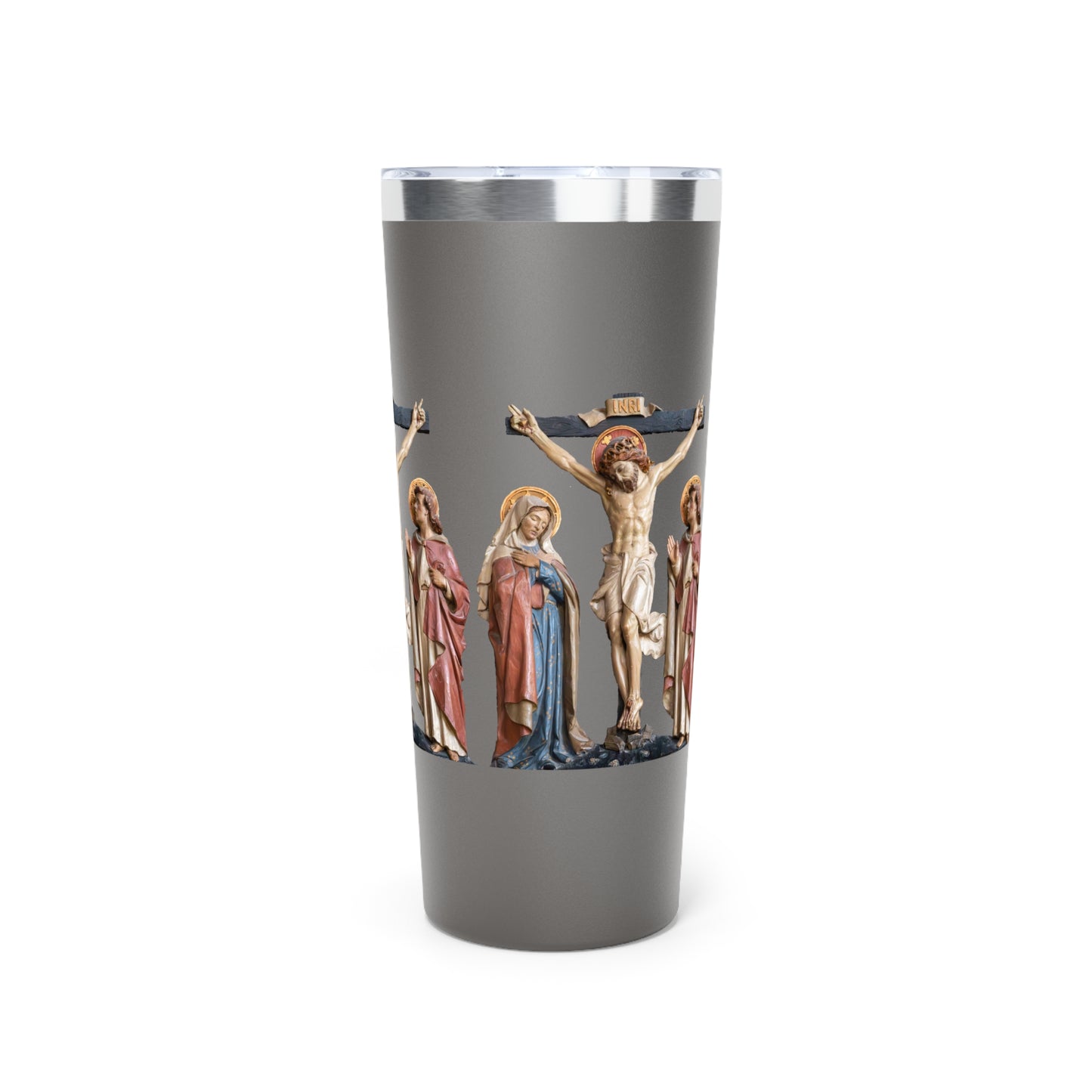 Crucifixion Scene Copper Vacuum Insulated Tumbler, 22oz
