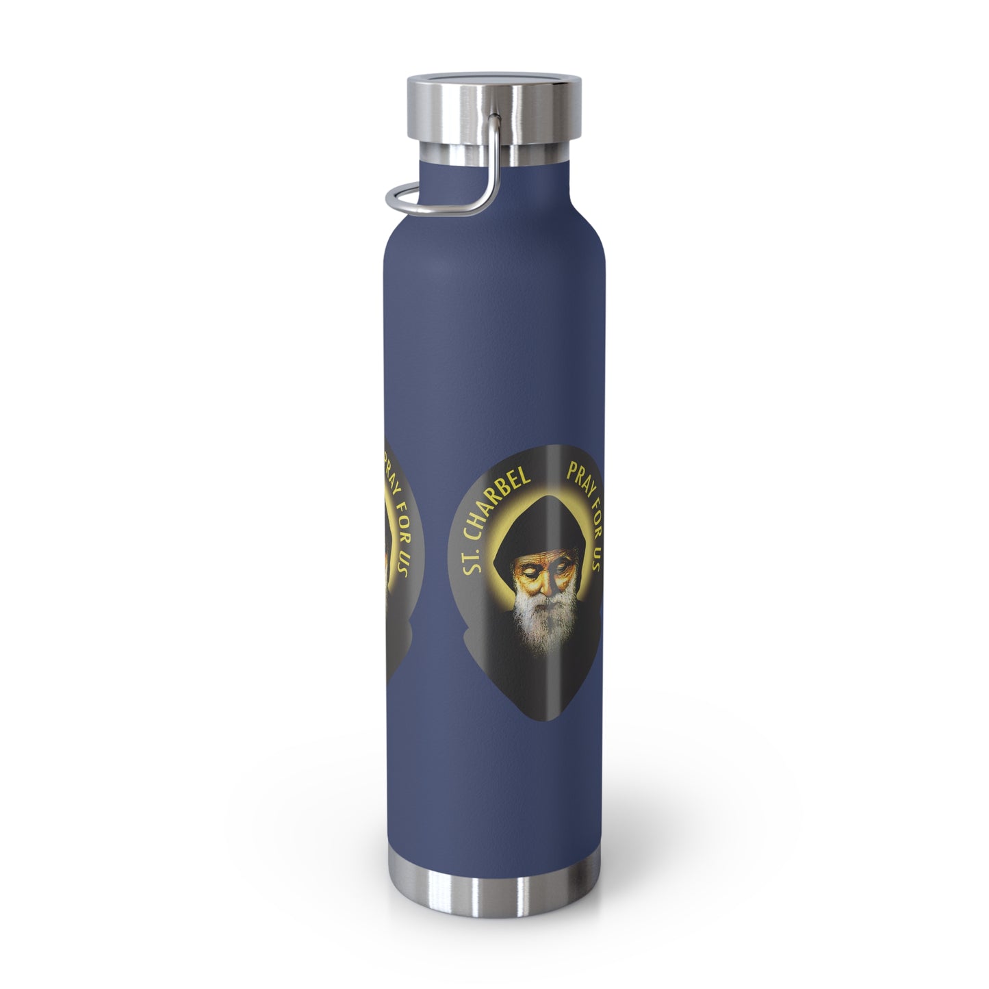 St Charbel Copper Vacuum Insulated Bottle, 22oz