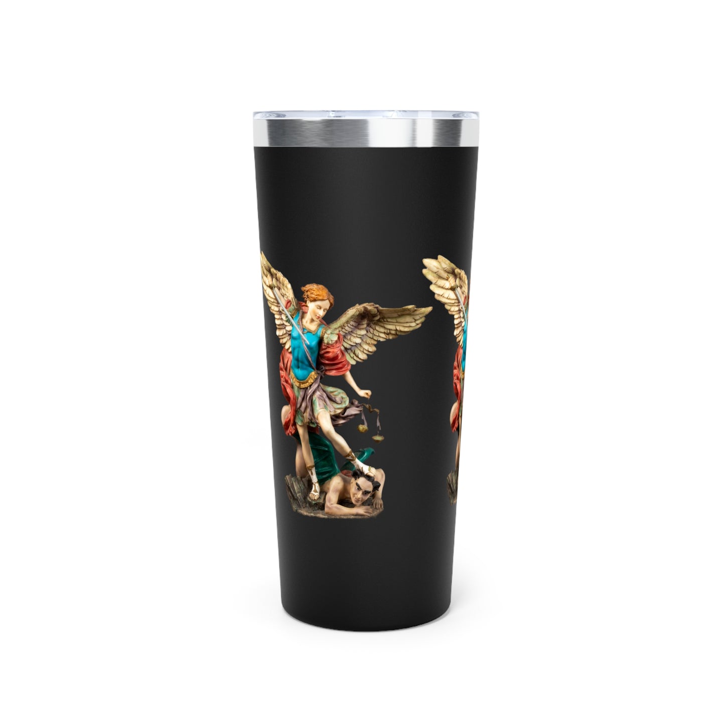 St Michael Archangel (Colour) Copper Vacuum Insulated Tumbler, 22oz