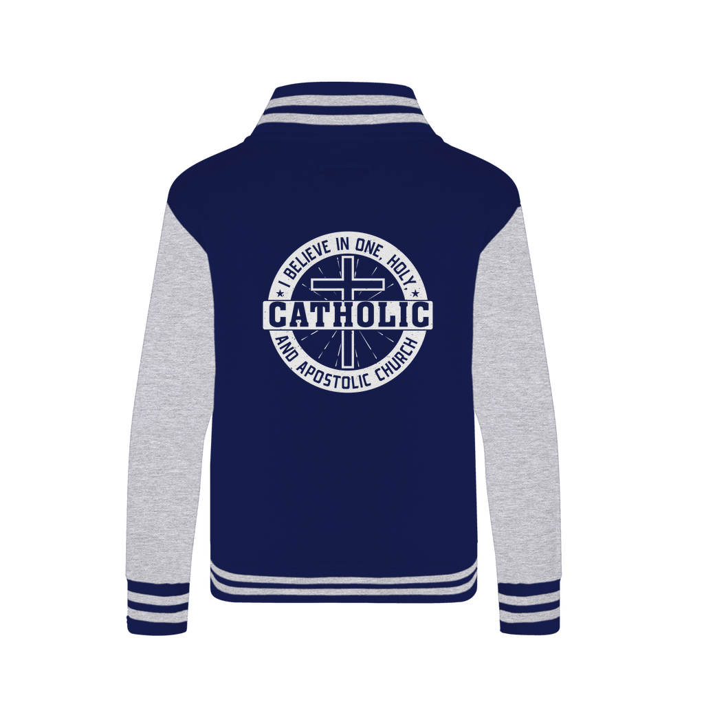 I Believe in One, Holy, Catholic and Apostolic Church Varsity Jacket