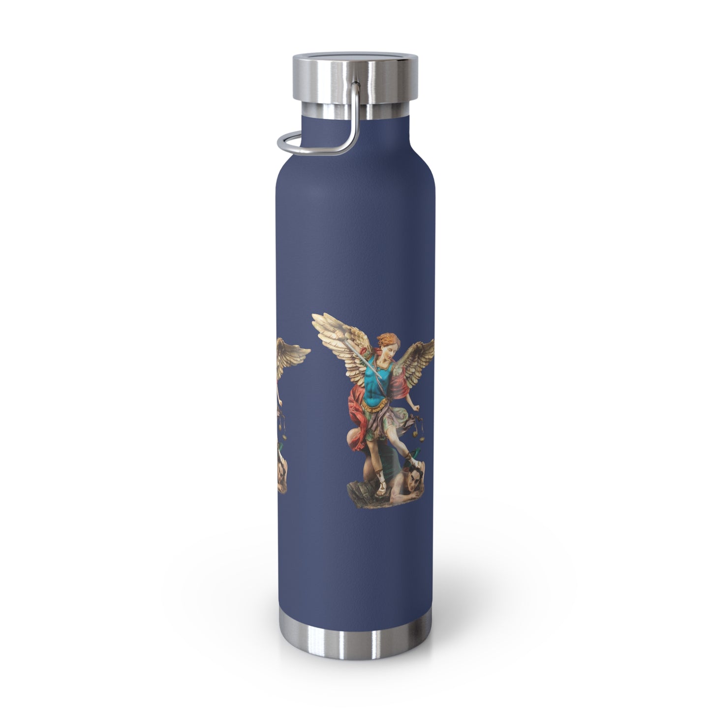 St Michael Archangel (Colour) Copper Vacuum Insulated Bottle, 22oz