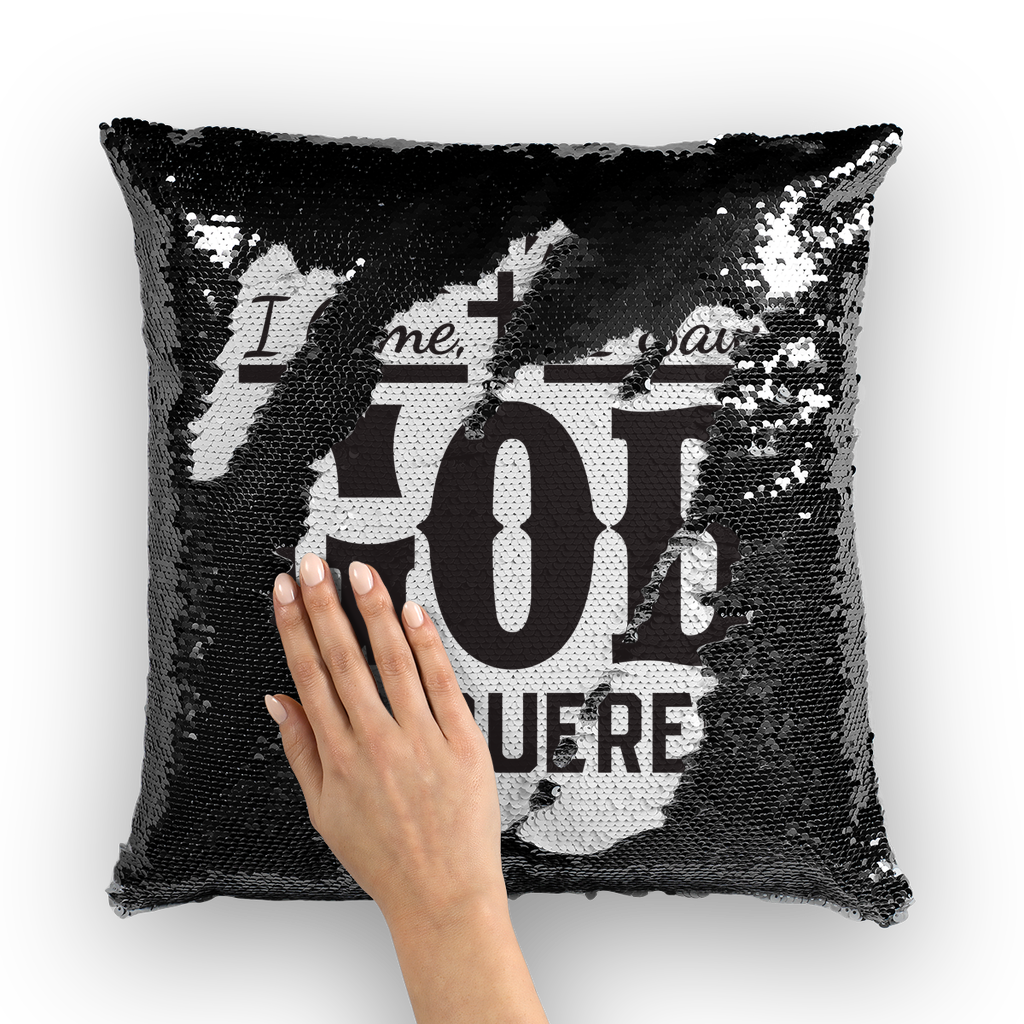 I came, I saw, God Conquered Sequin Cushion Cover