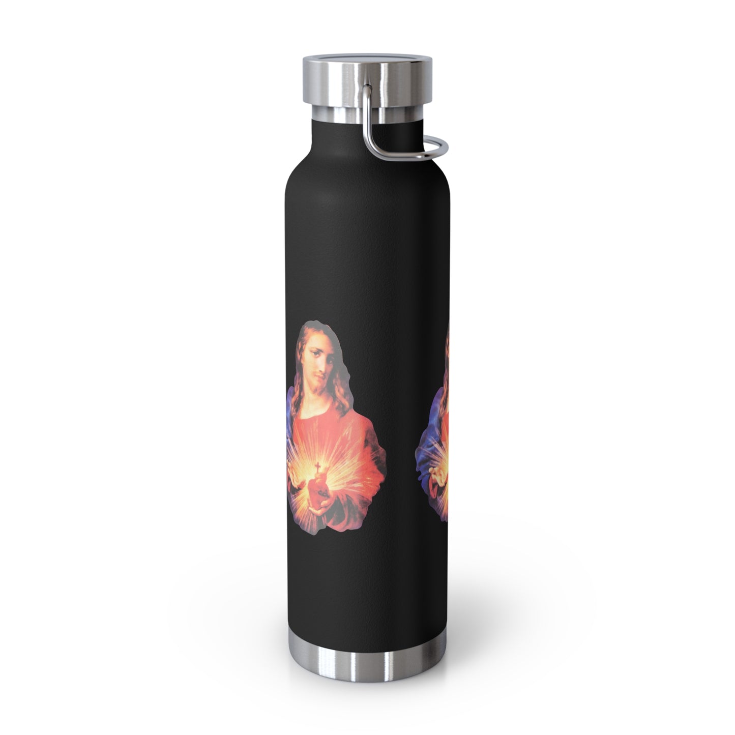 Sacred Heart of Jesus Copper Vacuum Insulated Bottle, 22oz