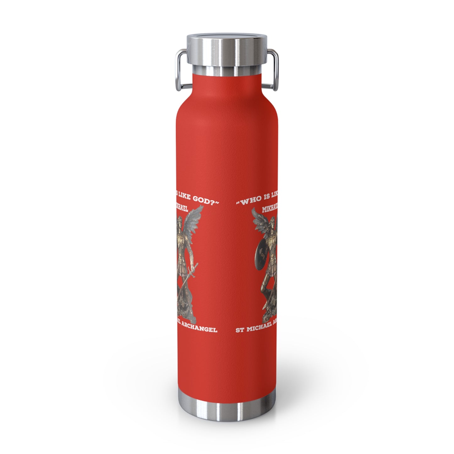 St Michael Archangel Mikhael Copper Vacuum Insulated Bottle, 22oz