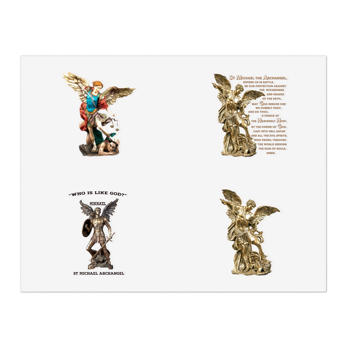 St Michael Archangel Collection Sticker Sheets