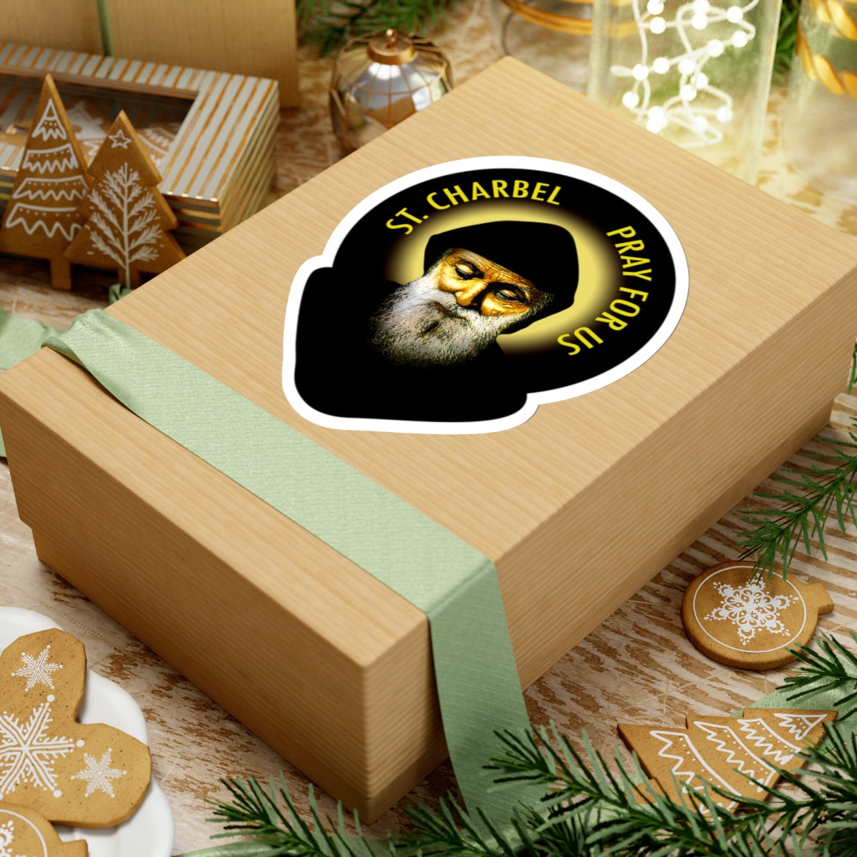 St Charbel Kiss-Cut Stickers