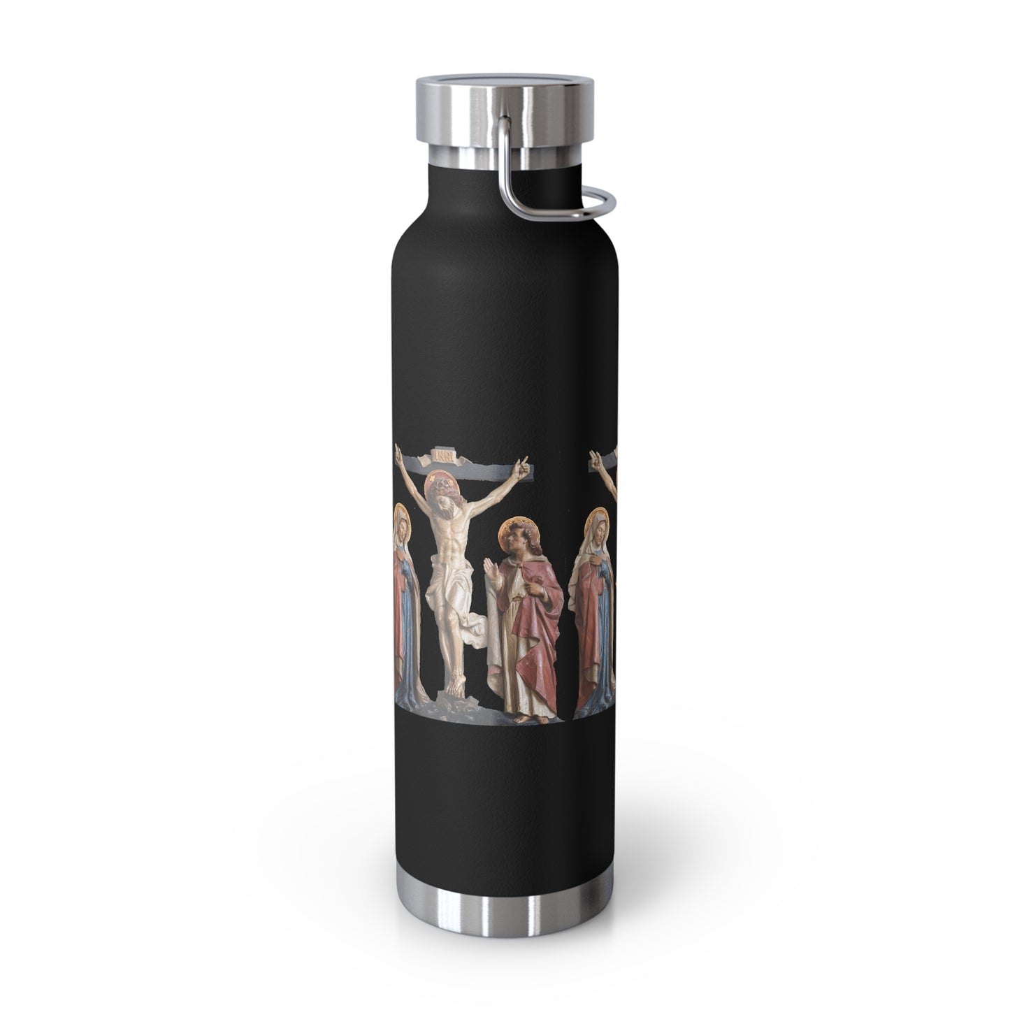 Crucifixion Scene Copper Vacuum Insulated Bottle, 22oz