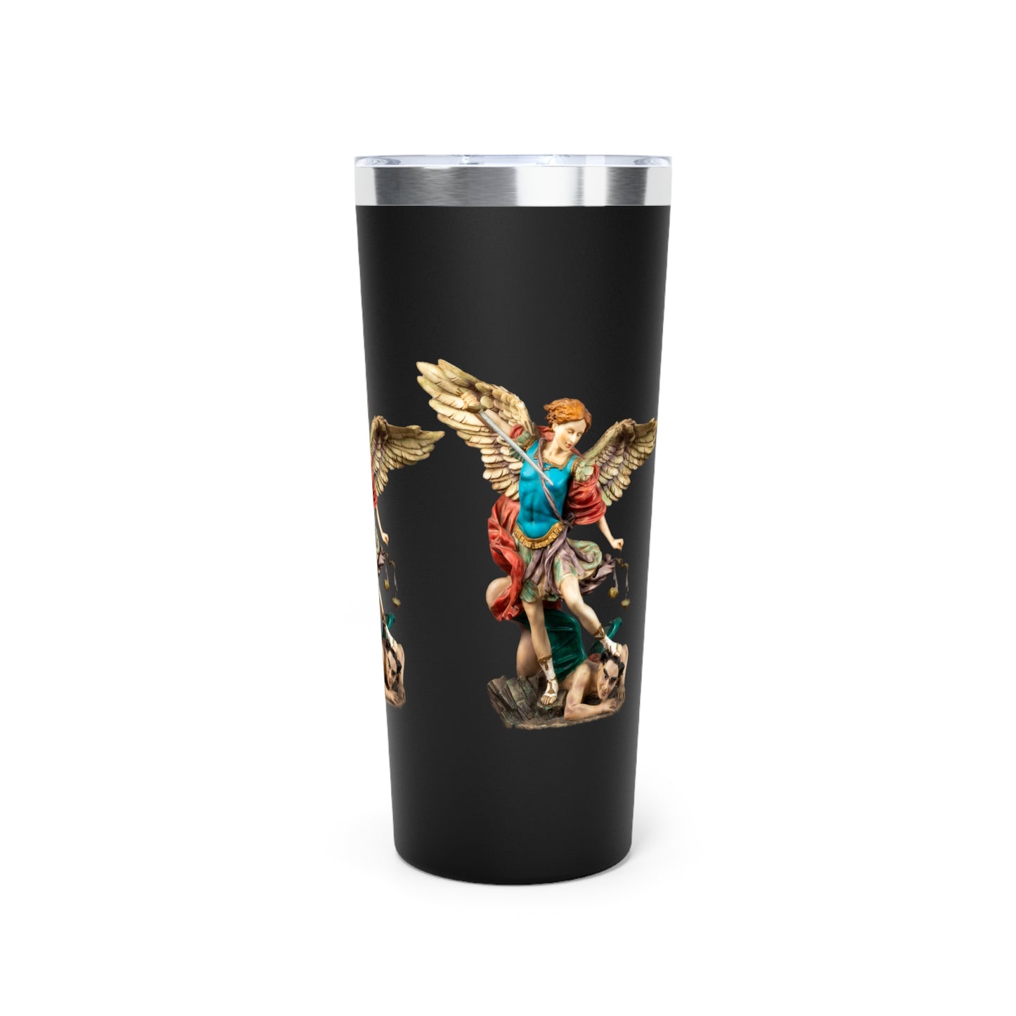 St Michael Archangel (Colour) Copper Vacuum Insulated Tumbler, 22oz