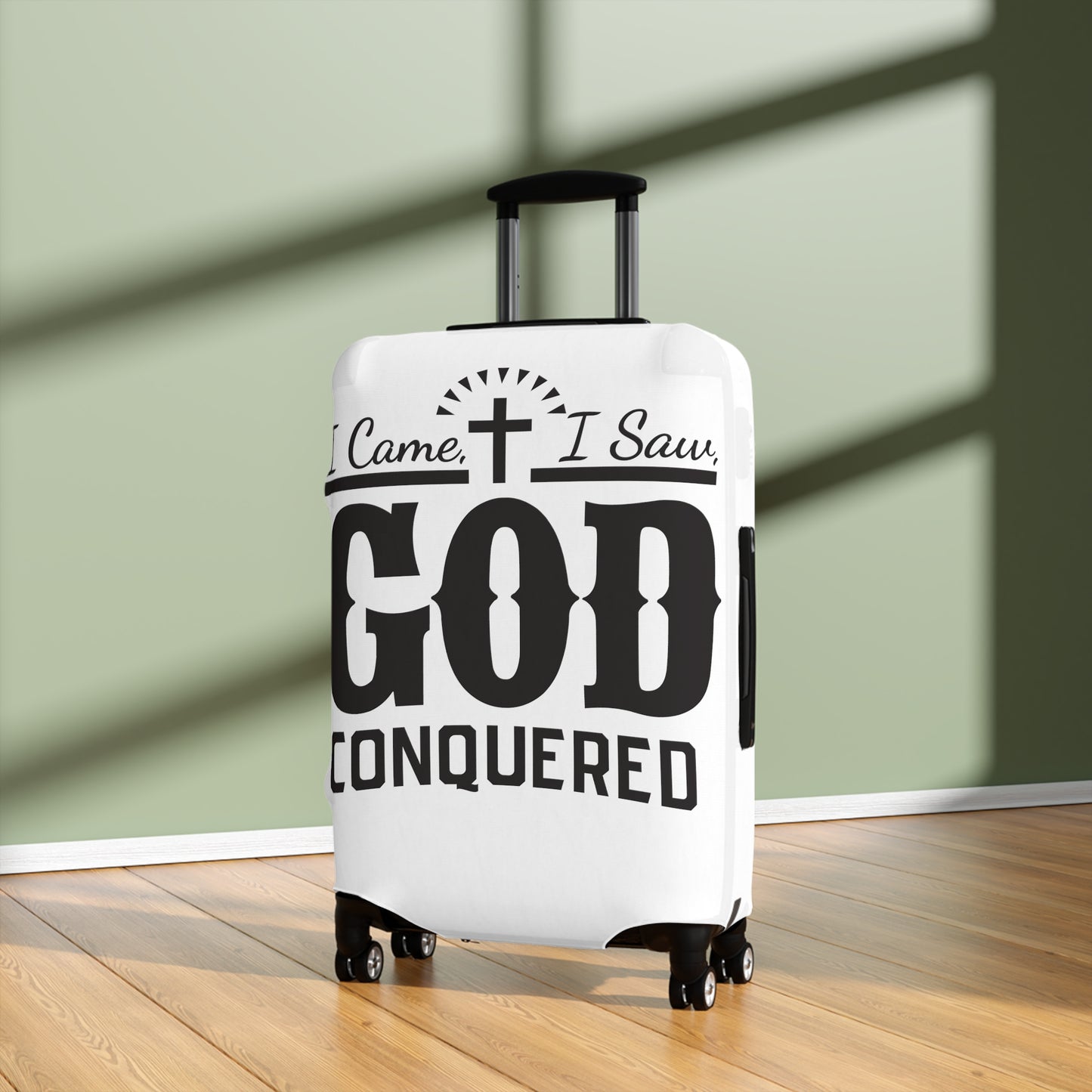 I came, I saw, God Conquered Luggage Cover