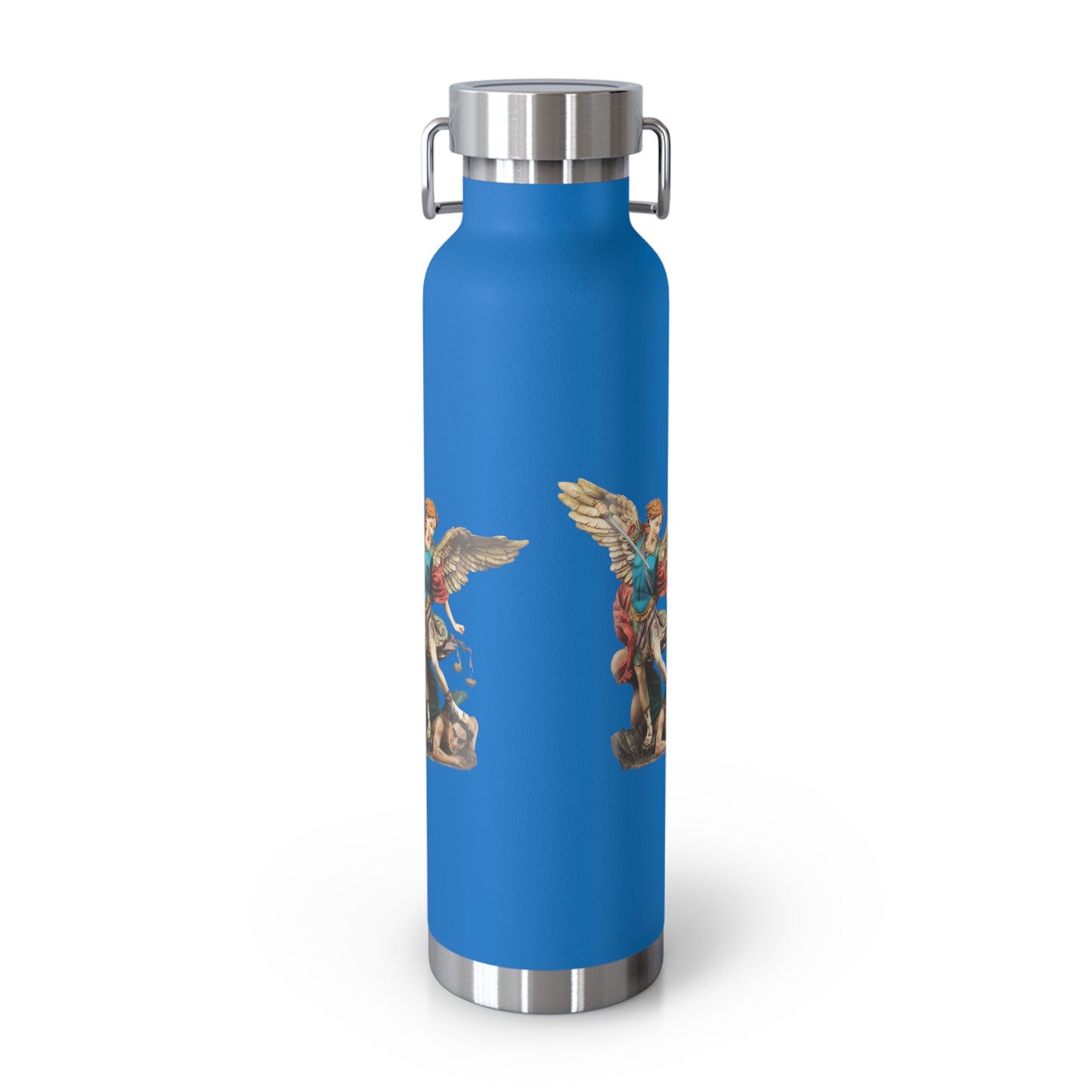 St Michael Archangel (Colour) Copper Vacuum Insulated Bottle, 22oz
