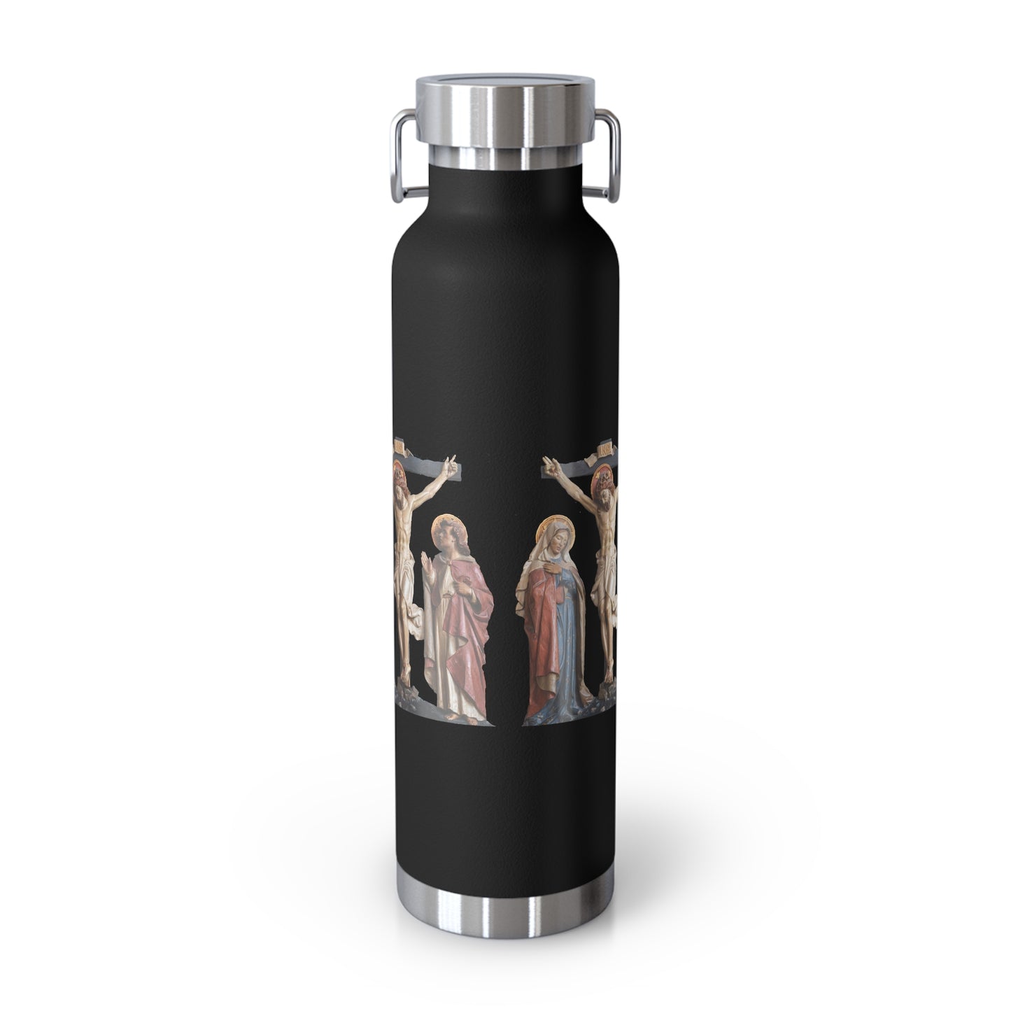 Crucifixion Scene Copper Vacuum Insulated Bottle, 22oz