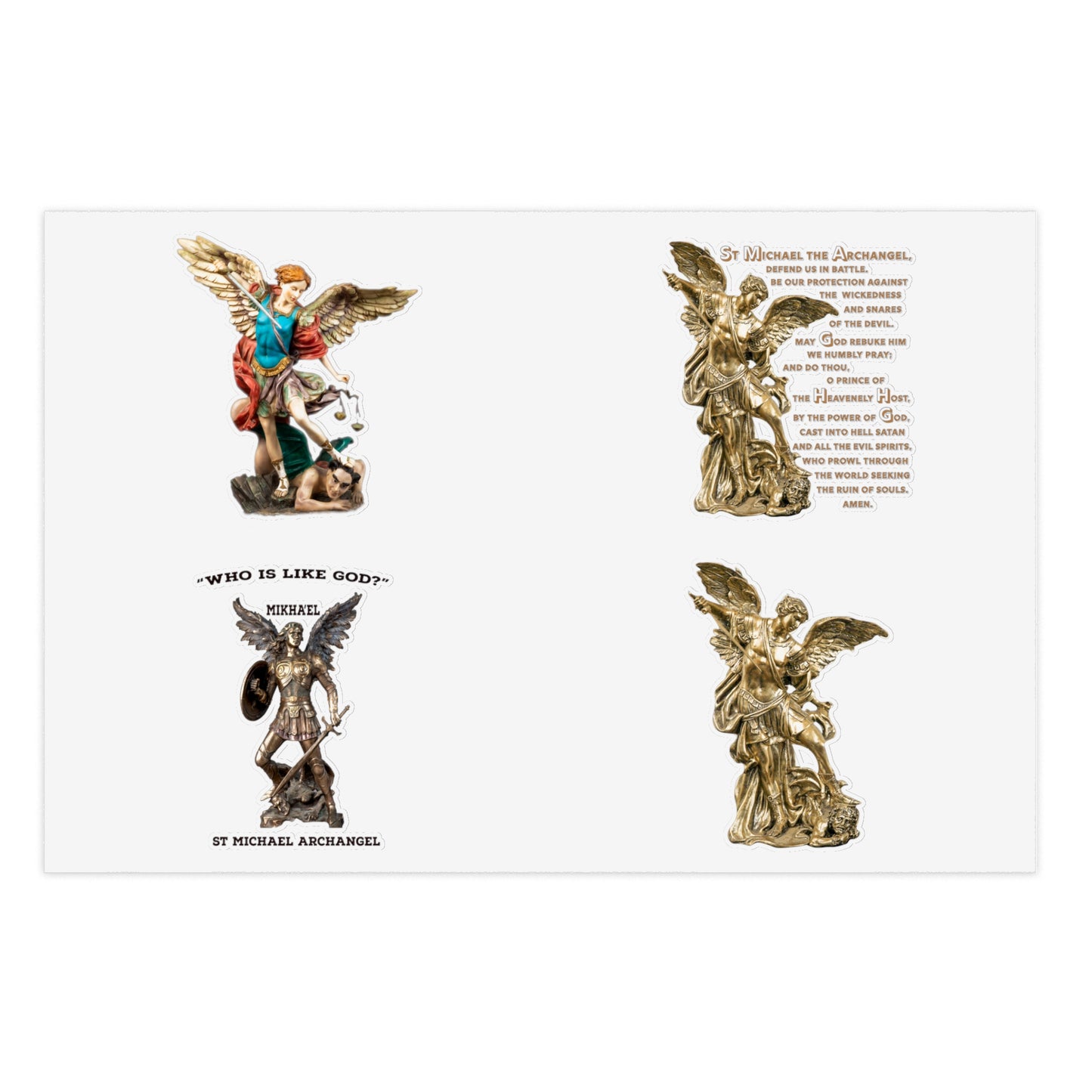 St Michael Archangel Collection Sticker Sheets