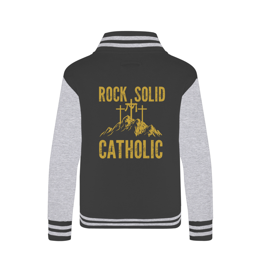 Rock Solid Catholic Varsity Jacket