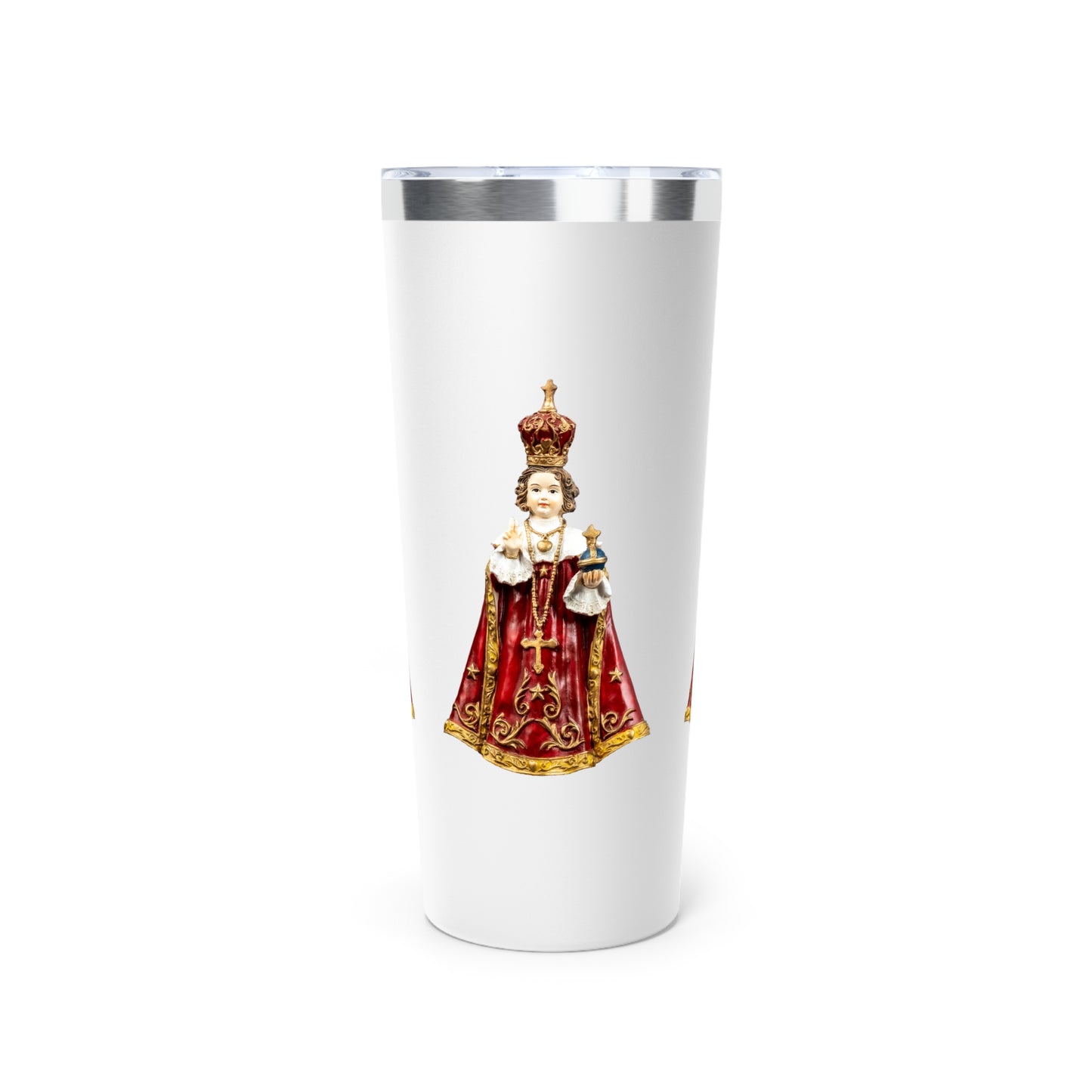 Infant of Prague Copper Vacuum Insulated Tumbler, 22oz