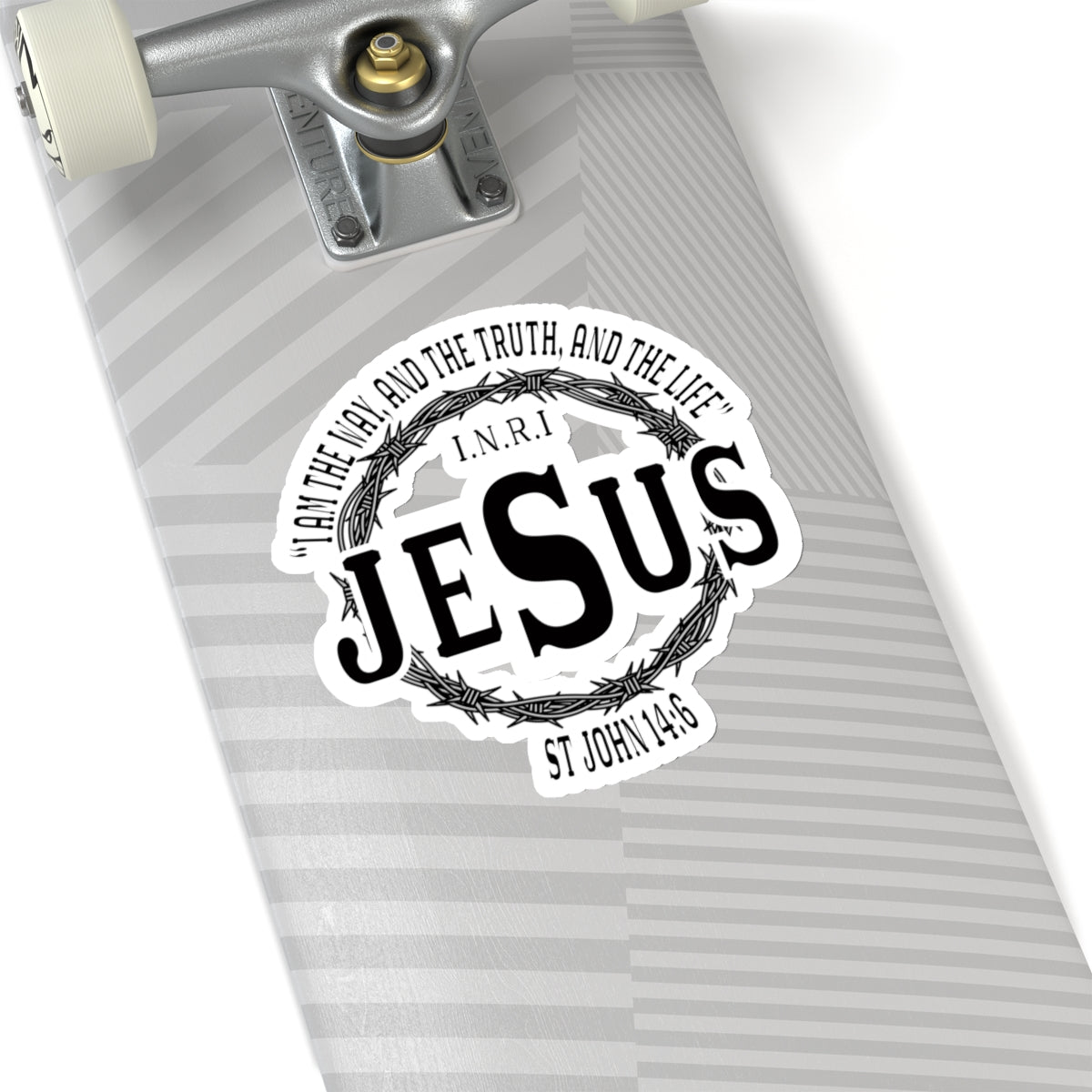 Jesus the Way John 14:6 Kiss-Cut Stickers