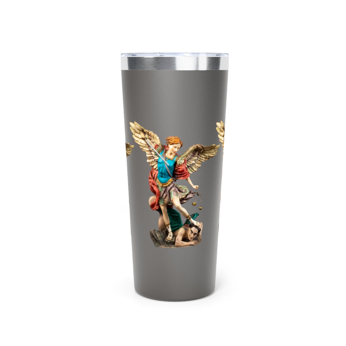 St Michael Archangel (Colour) Copper Vacuum Insulated Tumbler, 22oz