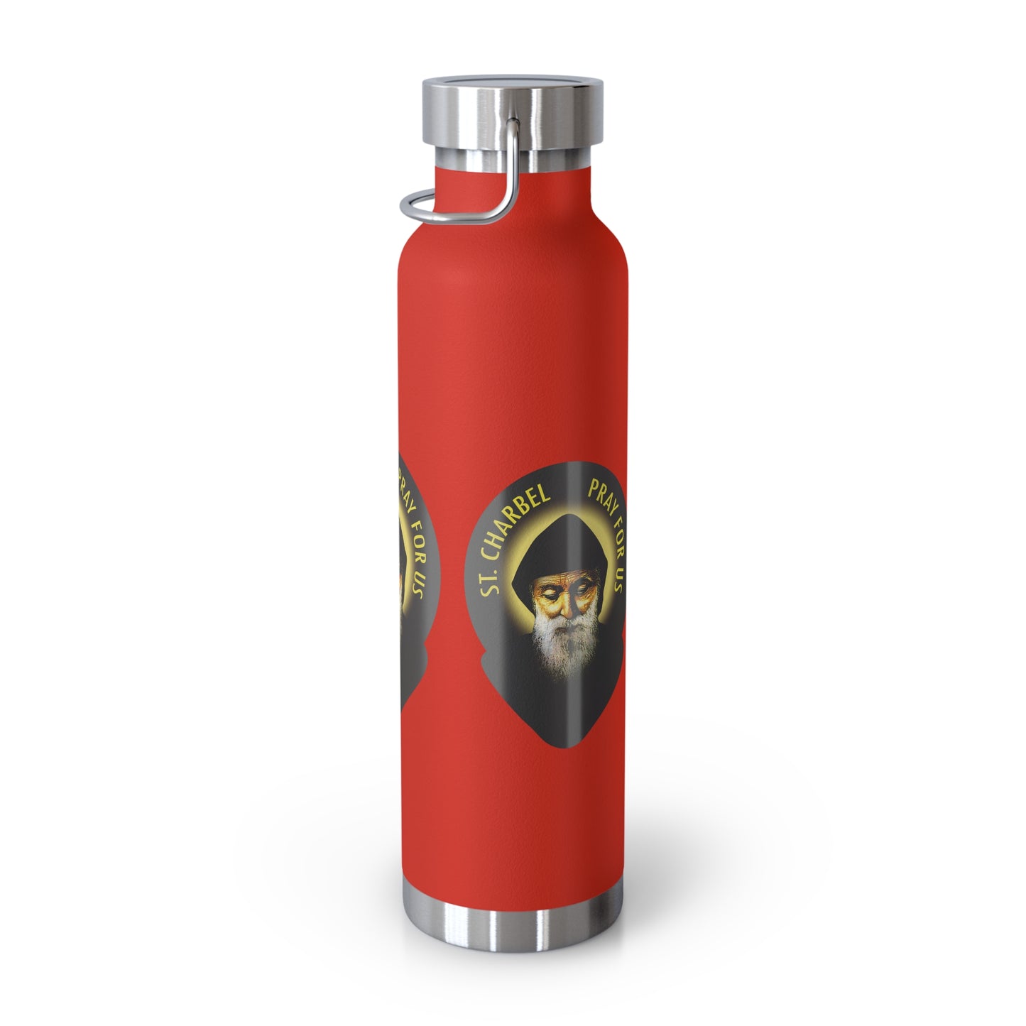 St Charbel Copper Vacuum Insulated Bottle, 22oz