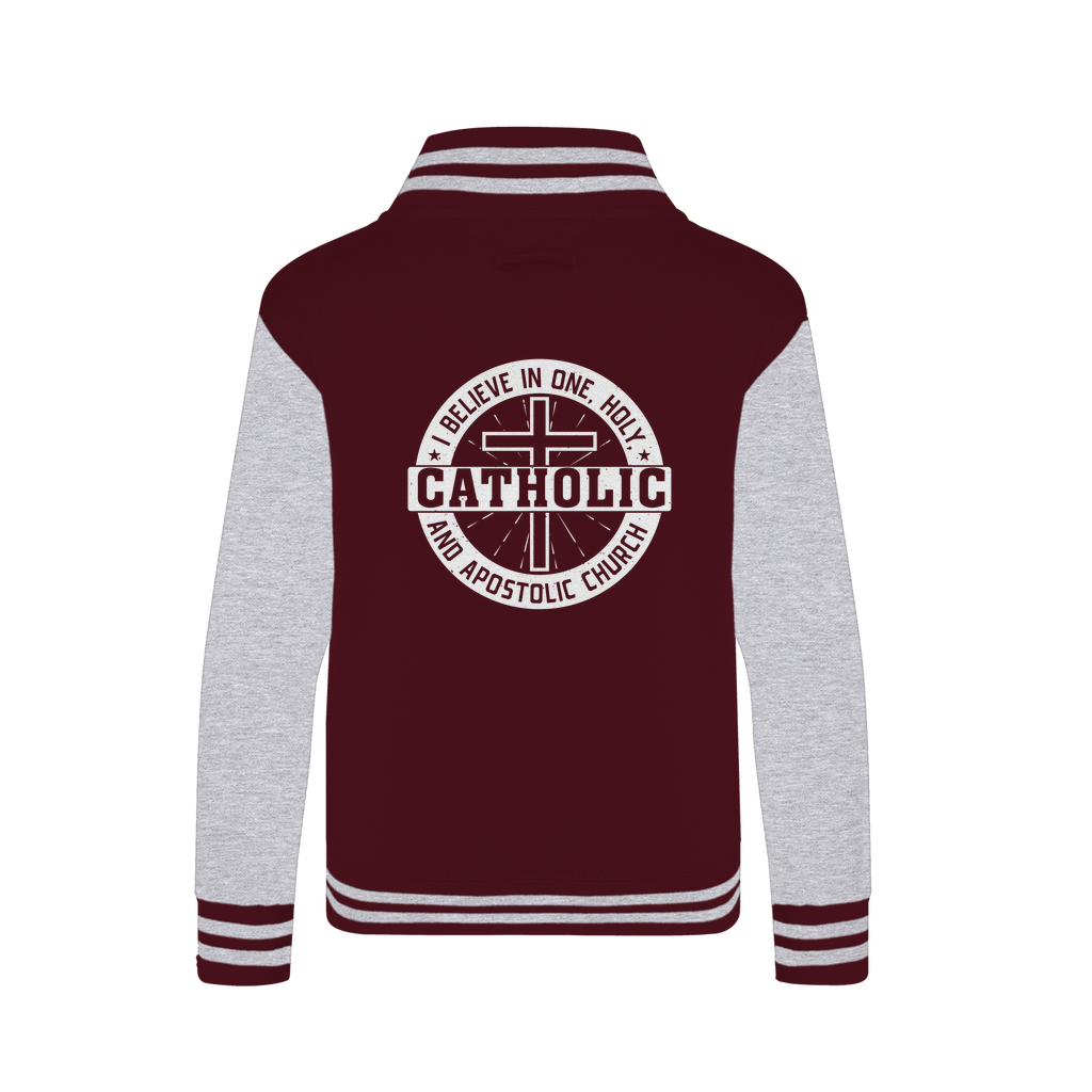 I Believe in One, Holy, Catholic and Apostolic Church Varsity Jacket