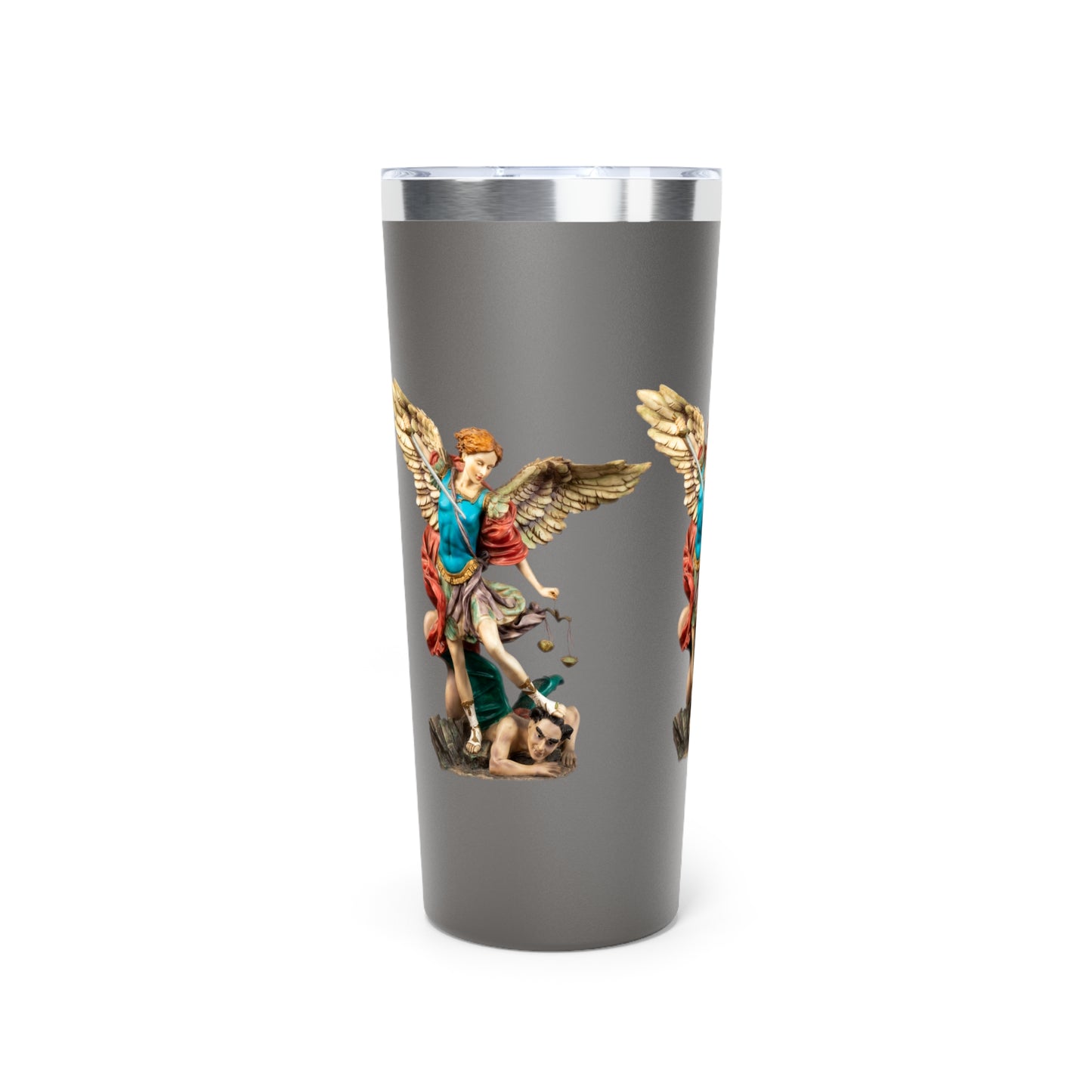 St Michael Archangel (Colour) Copper Vacuum Insulated Tumbler, 22oz