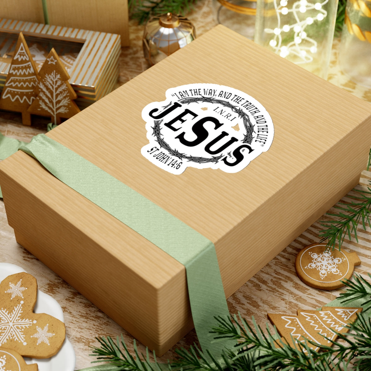 Jesus the Way John 14:6 Kiss-Cut Stickers
