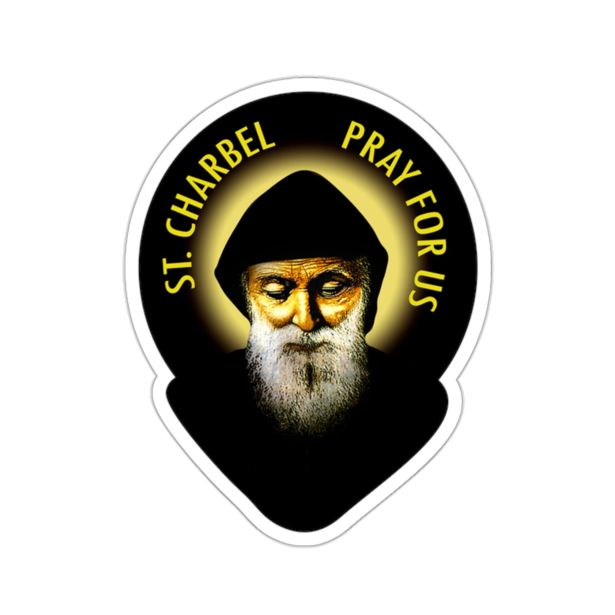 St Charbel Kiss-Cut Stickers
