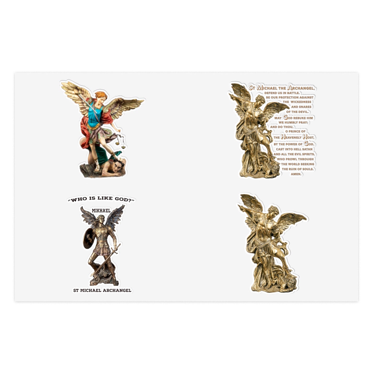 St Michael Archangel Collection Sticker Sheets