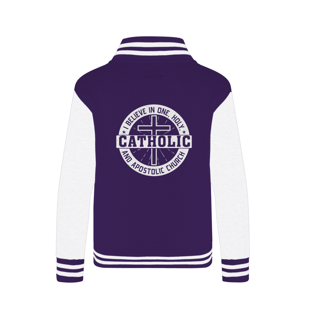 I Believe in One, Holy, Catholic and Apostolic Church Varsity Jacket